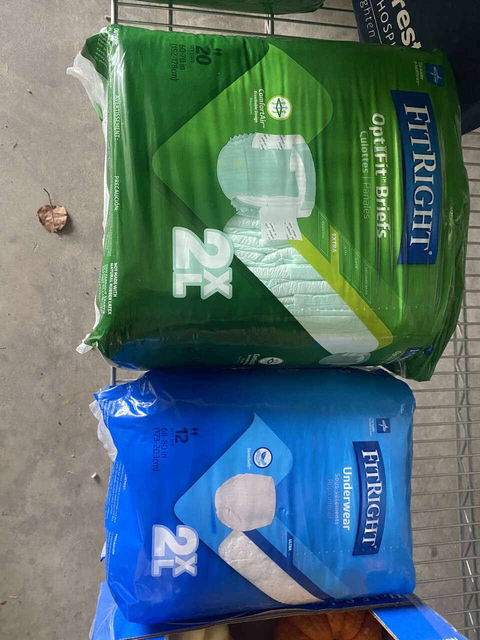 Brand adult depends, pull ups size 2 XL 2 packs