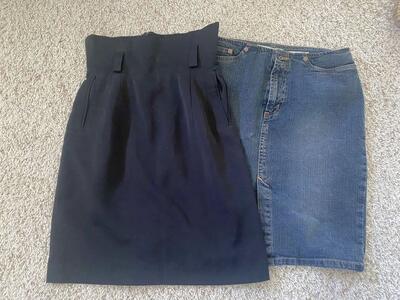 Above knee skirt set size 4 old navy