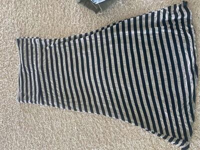 Long stripe skirt size M