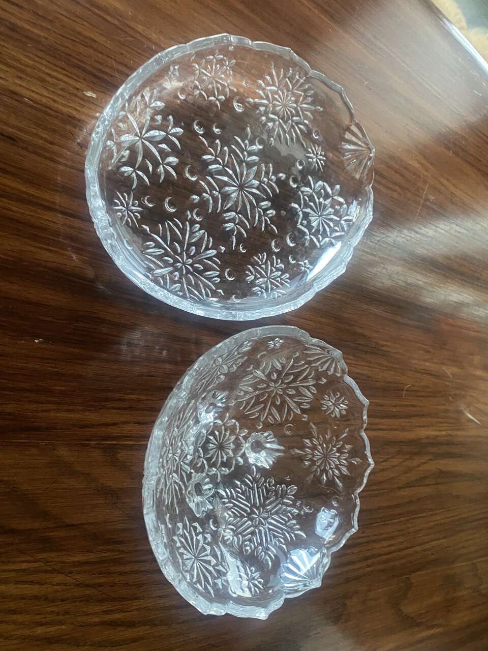Cristal bowl set for Christmas
