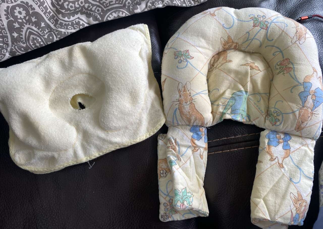 Newborn baby pillow, car seat pillow