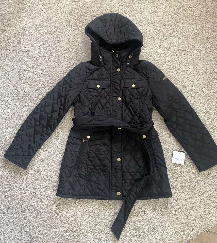 Laundry black winter jacket with tag