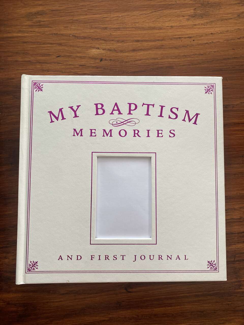 Brand new! My Baptism memory book
