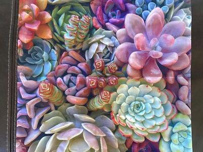 Succulents cushion cover