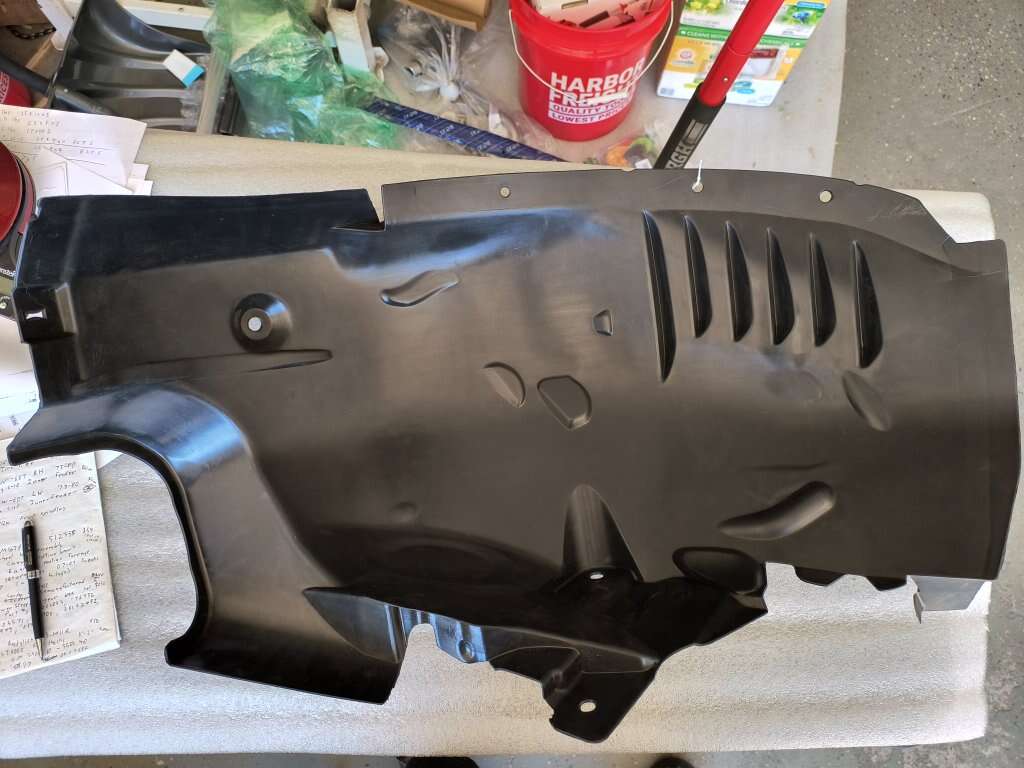 2008-2011 Mercedes-Benz Sedan FR Fender Liner