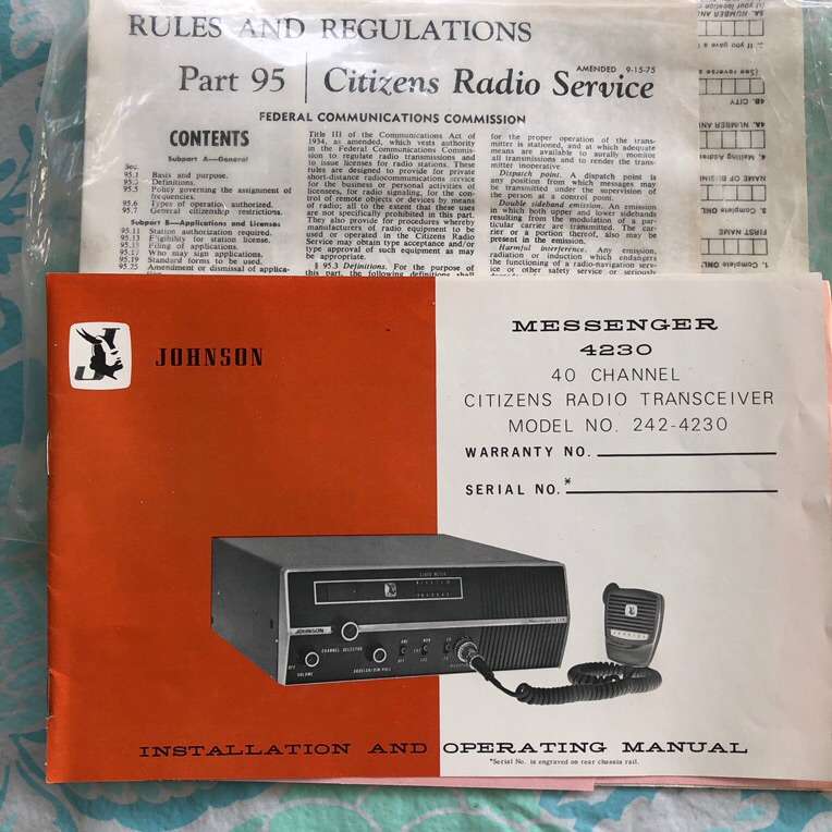 CitizenBand Radio Manual 1976