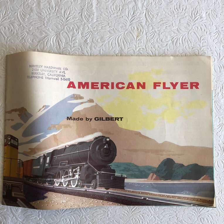A C Gilbert American Flyer Railroad Catalog 1950’s