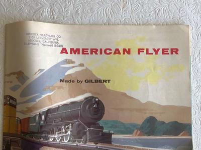 A C Gilbert American Flyer Railroad Catalog 1950’s