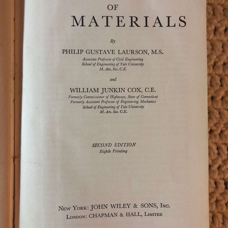 Mechanics Of Materials 1947