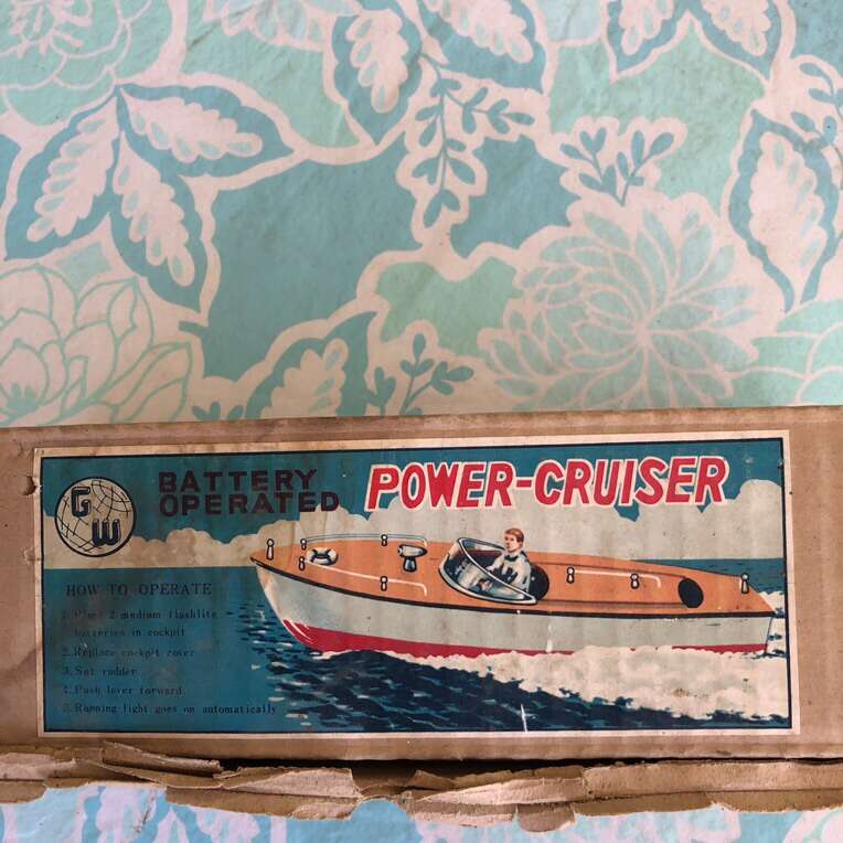 Power Cruiser Boat Made In Japan 1960s