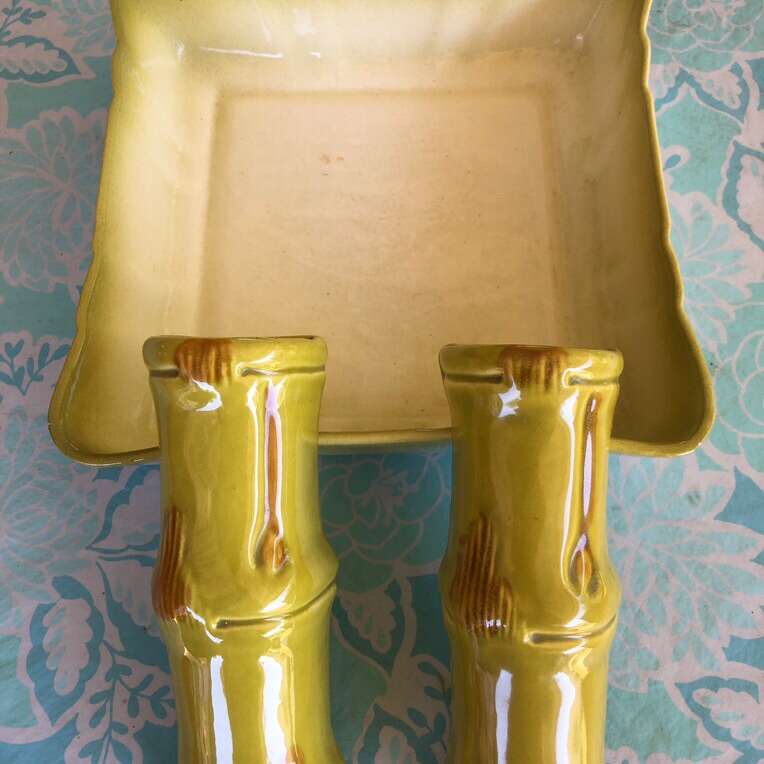 California Arts Pottery Bowl & Wall Vases