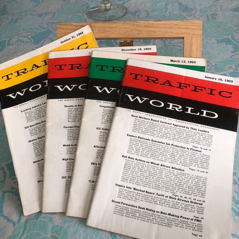 Traffic World Magazine 1964 & 1965