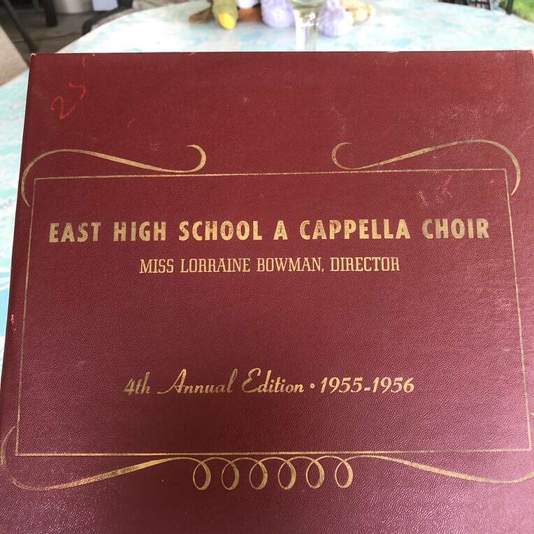 East High School Acappella Choir 1955-56