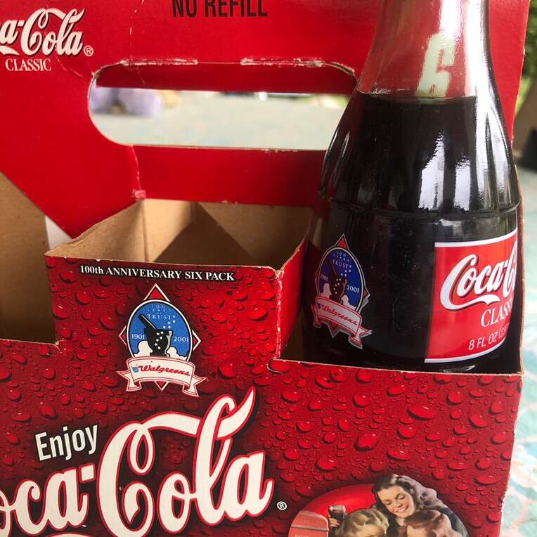 Commemorative Coke Bottle Walgreens 100 Years