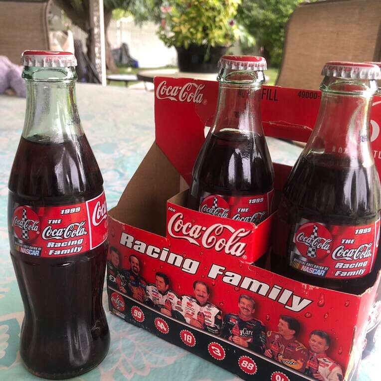 Commemorative Coke Bottles Nascar 1999
