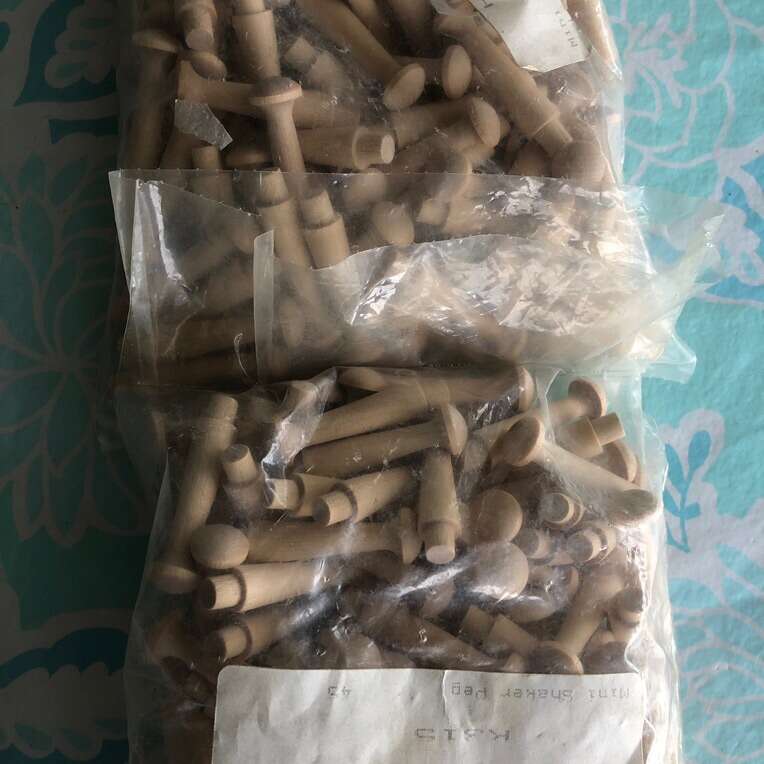 Mini-Shaker Pegs For Wood Or Craft Projects