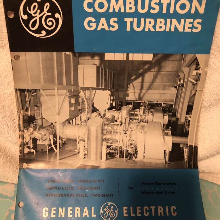 GE Combustion Gas Turbines Brochure 1954