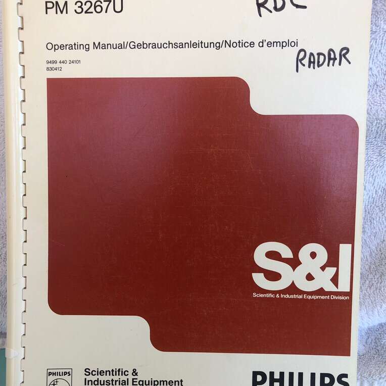 Philips O-Scope PM3267U Manual