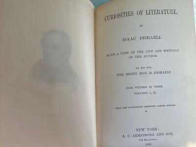 Curiosities Of Literature 1881