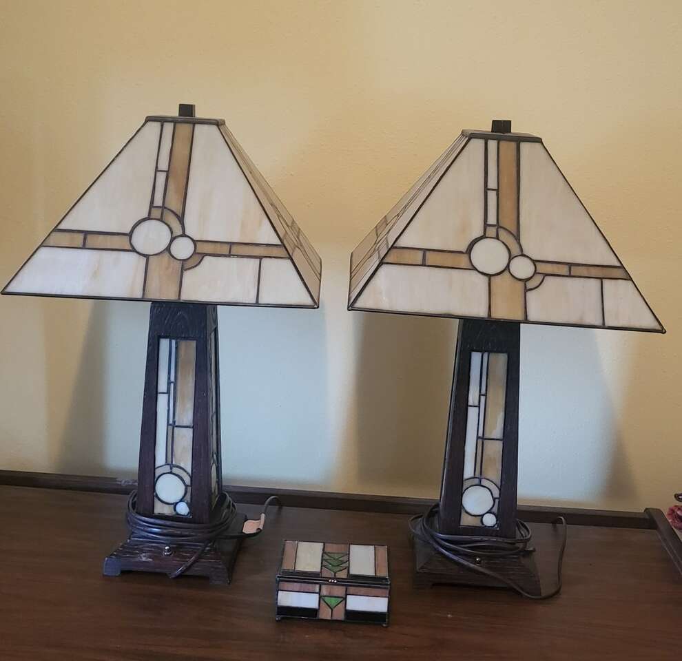 Southwest Tiffany style lamps with box