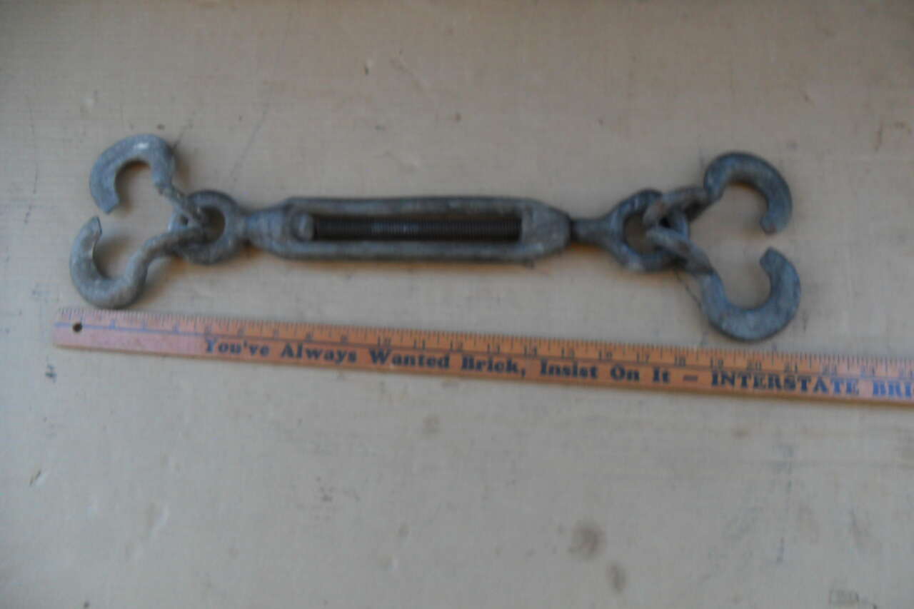 Turnbuckle 2-Hooks Each End $10     (IV #-1-)