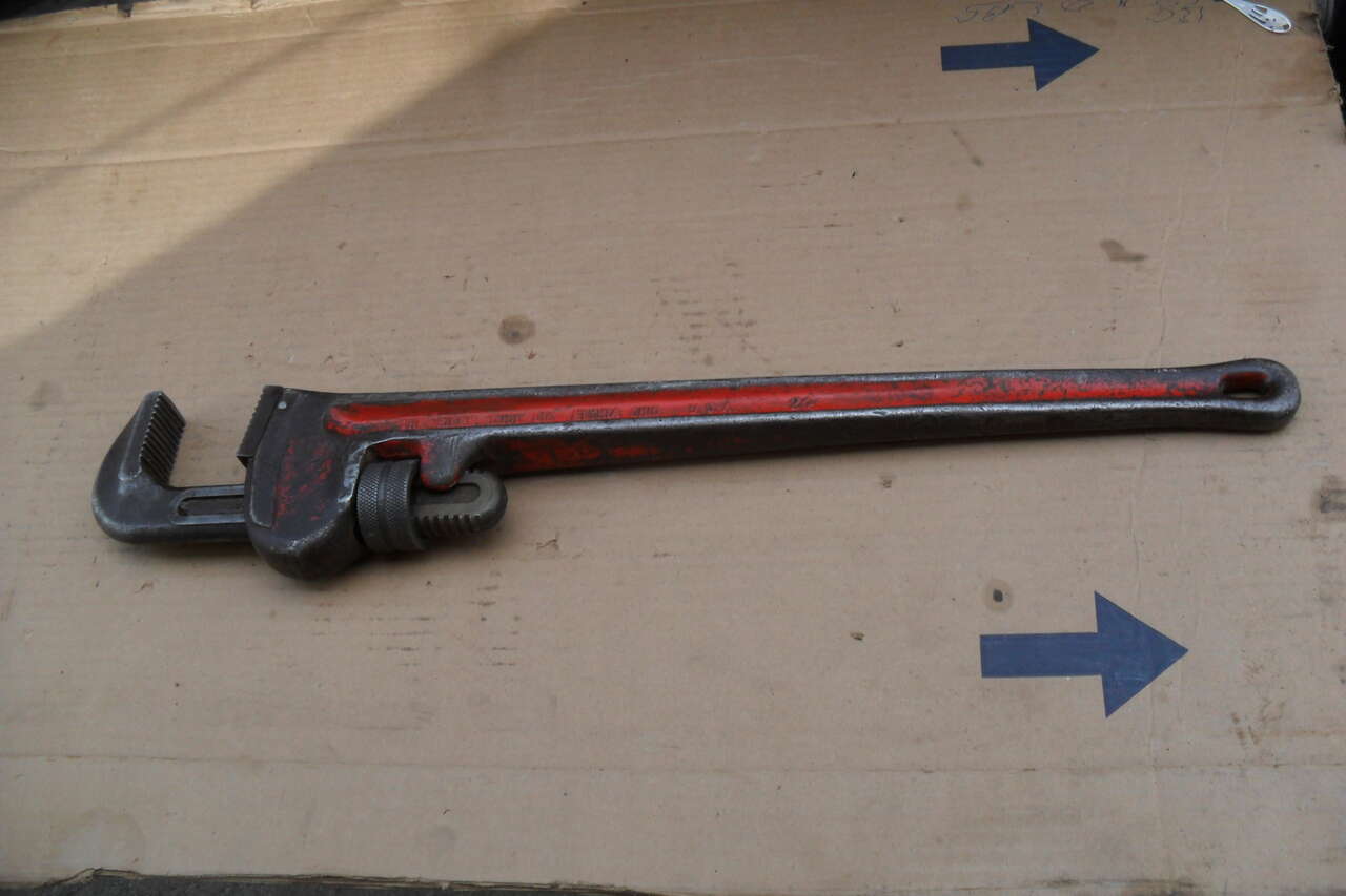 24 Inch Ridgid Pipe Wrench $30