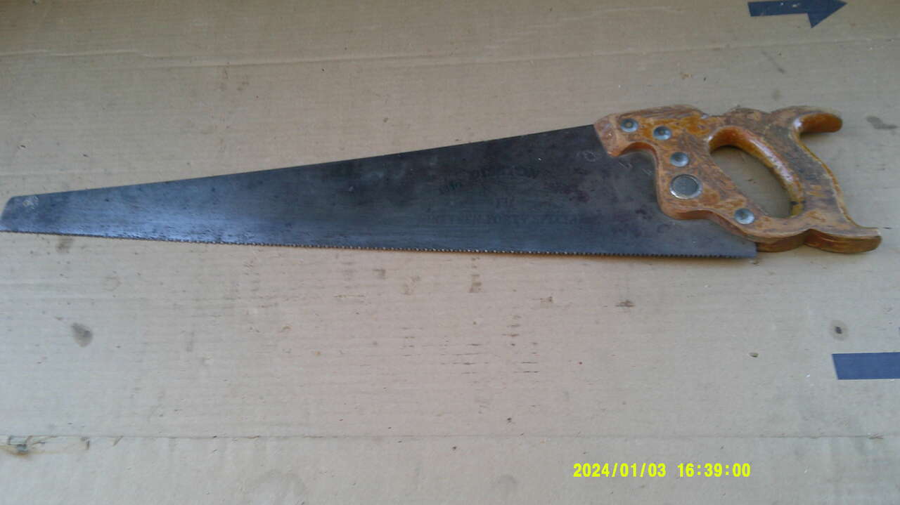 Disston Centennial 1840-1940 Hand Saw $45