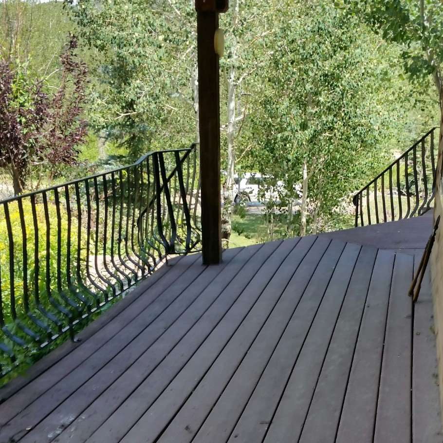 Wrought Iron deck rails..1/2 price ..used