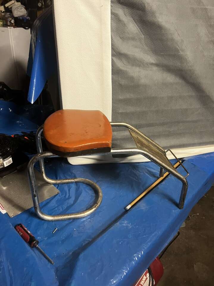 Shoe Stool And Mirror Vintage 1960’S