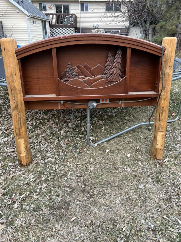 Log Bed Frame Queen Gorgeous!