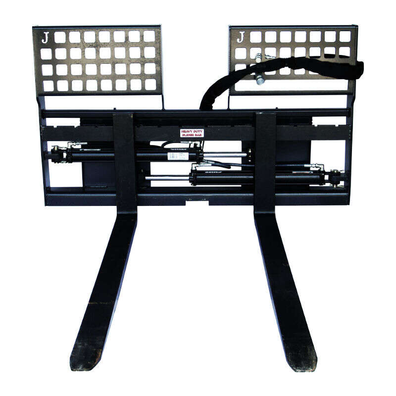 60" hydraulic Skid Steer Forks on 60" Carriage