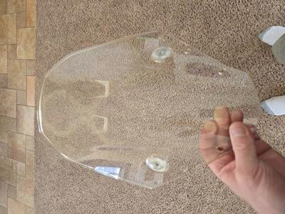 Kove 450 rally low windshield