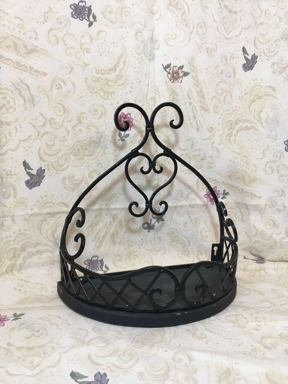 Iron and Wood Floating Shelf