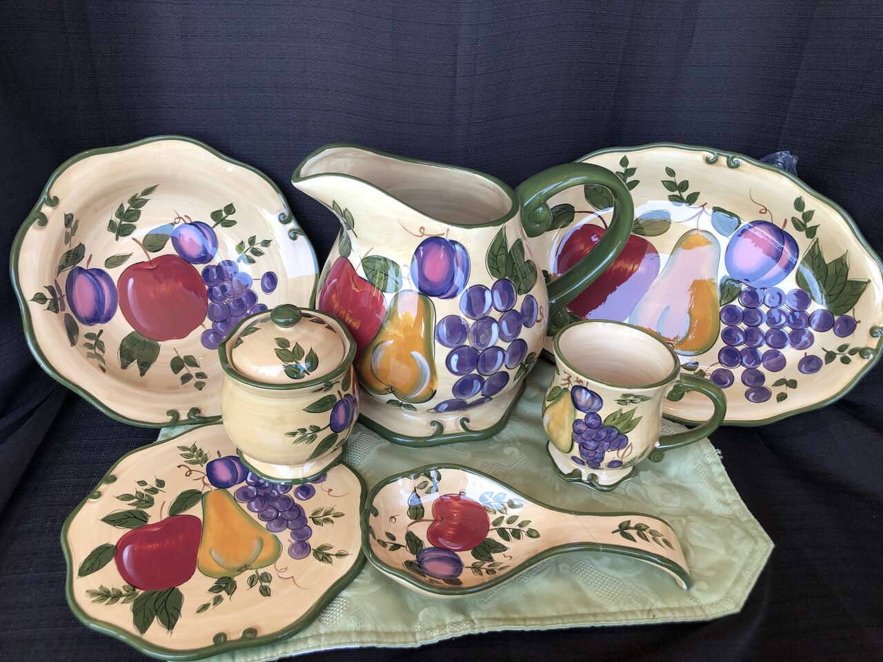 Home Trends Granada Ceramic 7 Piece Set