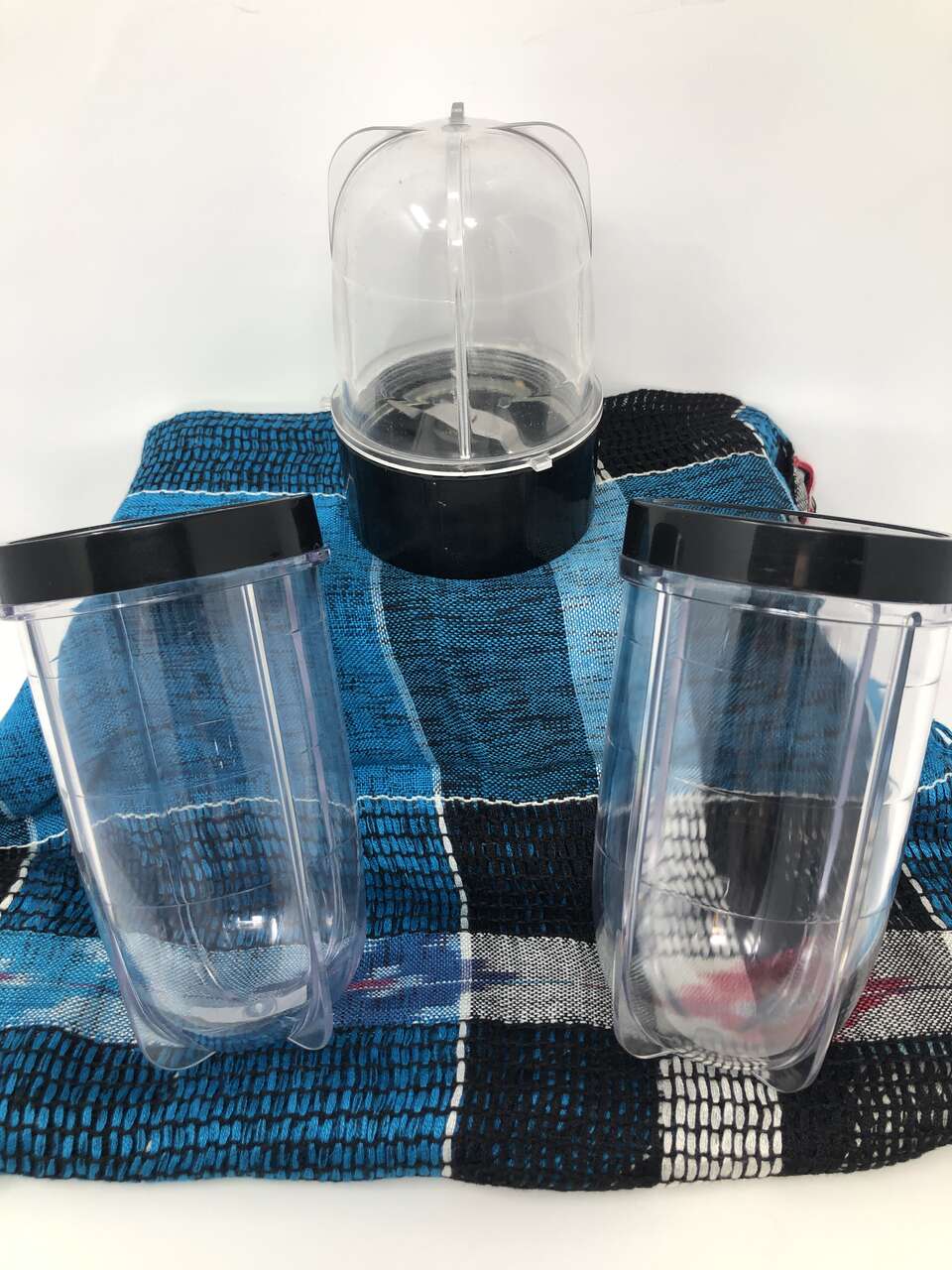 Magic Bullet Replacements: 3 Blender Cups, Flat Blade, 2 Keep Fresh Lids