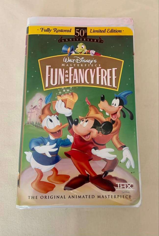 Fun and Fancy Free Fully Restored Limited Edition Walt Disney VHS