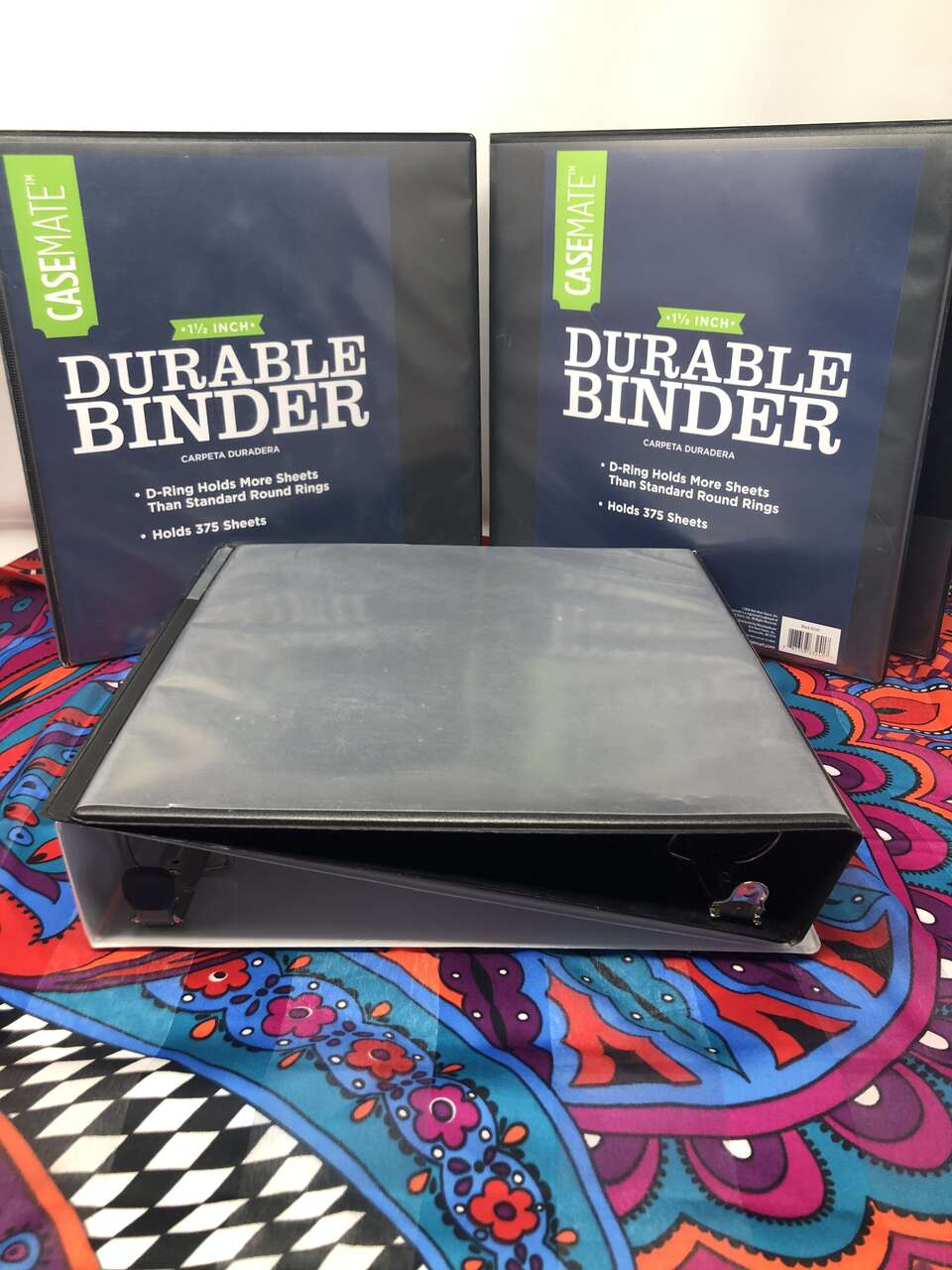 (4) 1.5" D-Ring Binders