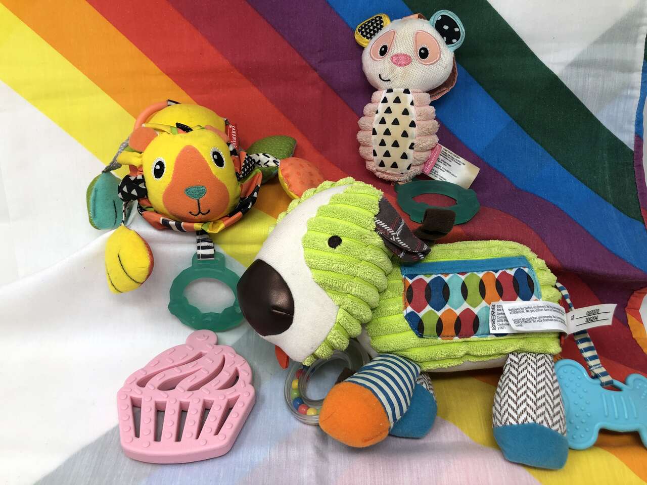 4pc Baby Toys Teething Sensory Set