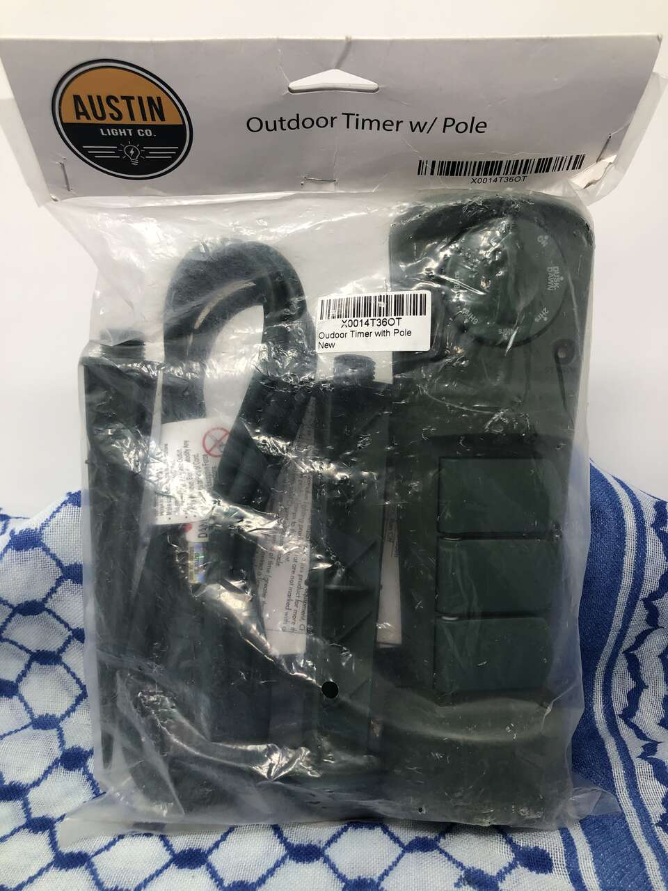 NEW & SEALED Outdoor Light Timer w/Ground Stake