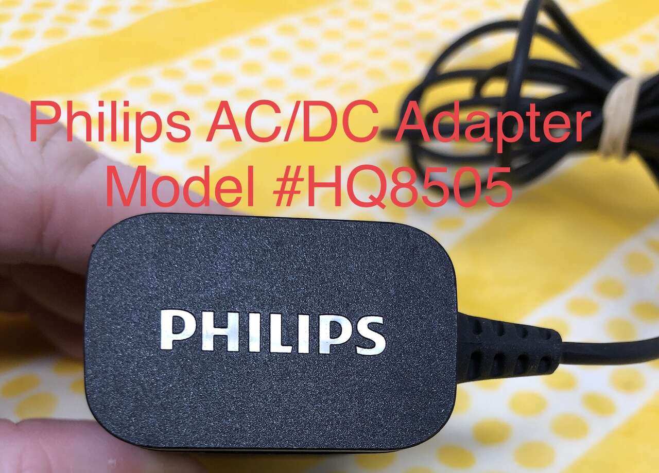 Philips AC/DC Adapter Model: HQ8505