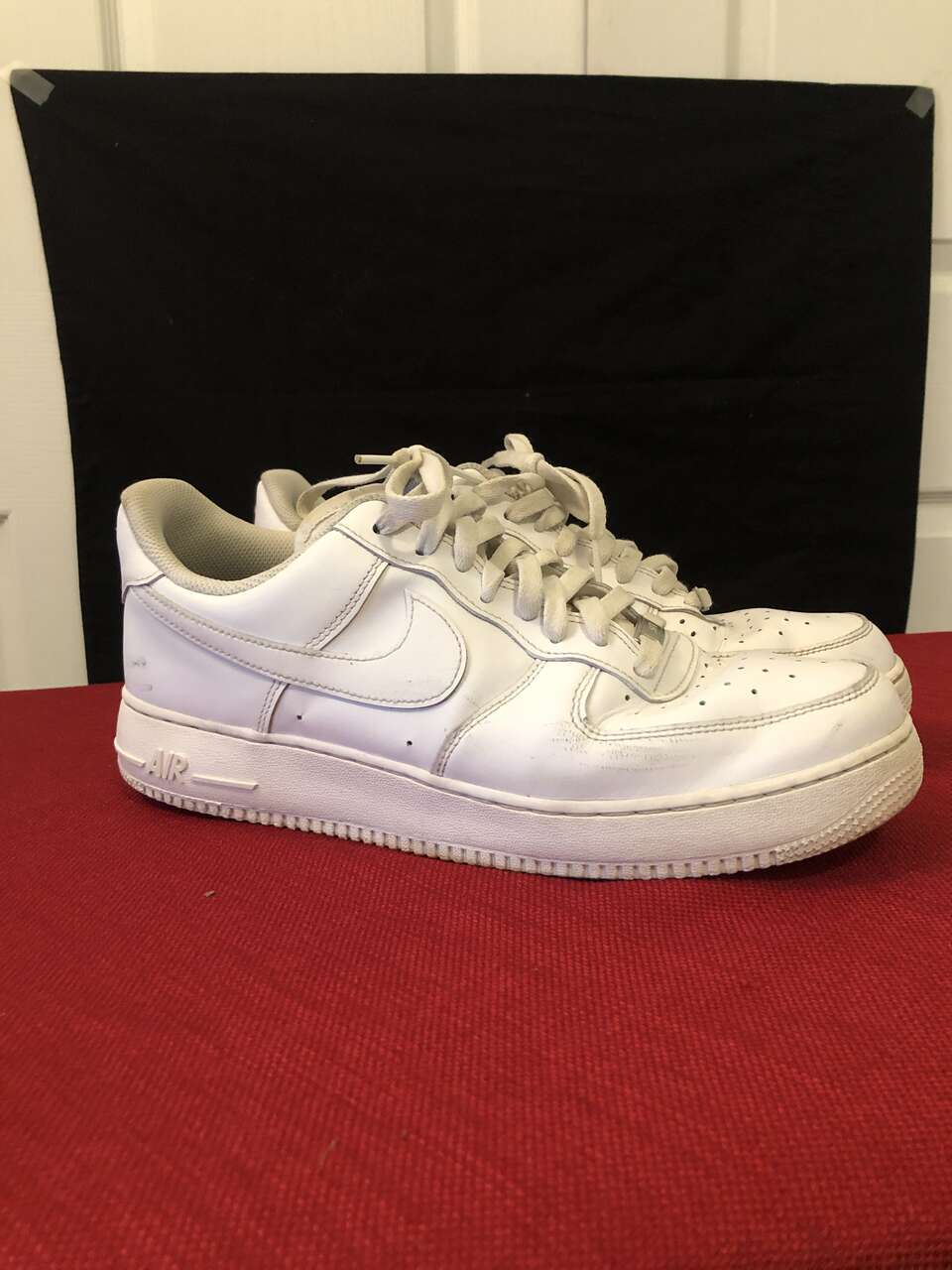 Men's size 12 White Nike Air Force