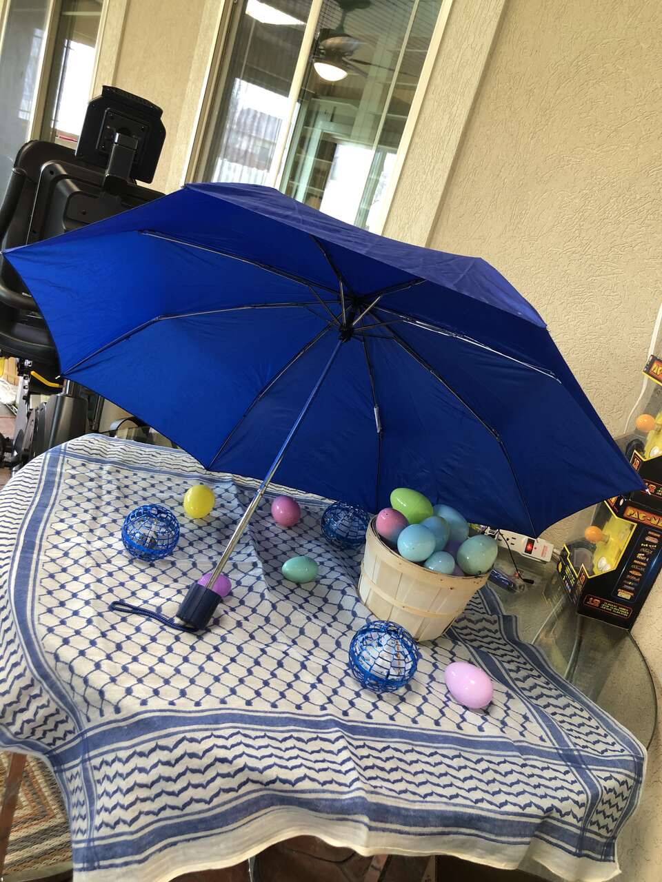 Mini Blue Rain Free Umbrella
