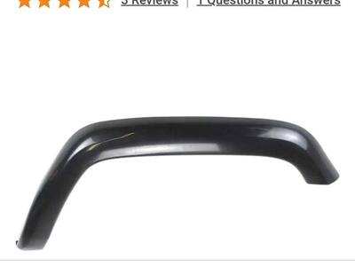 97-01 Jeep Cherokee XJ Rear Driver Fender Flare