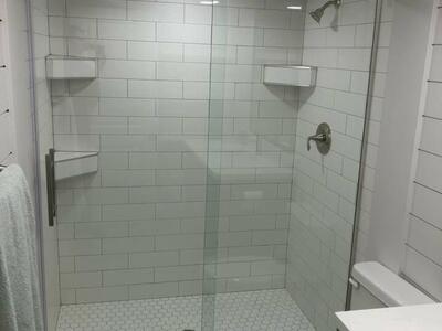 Frameless Bypass Shower Door