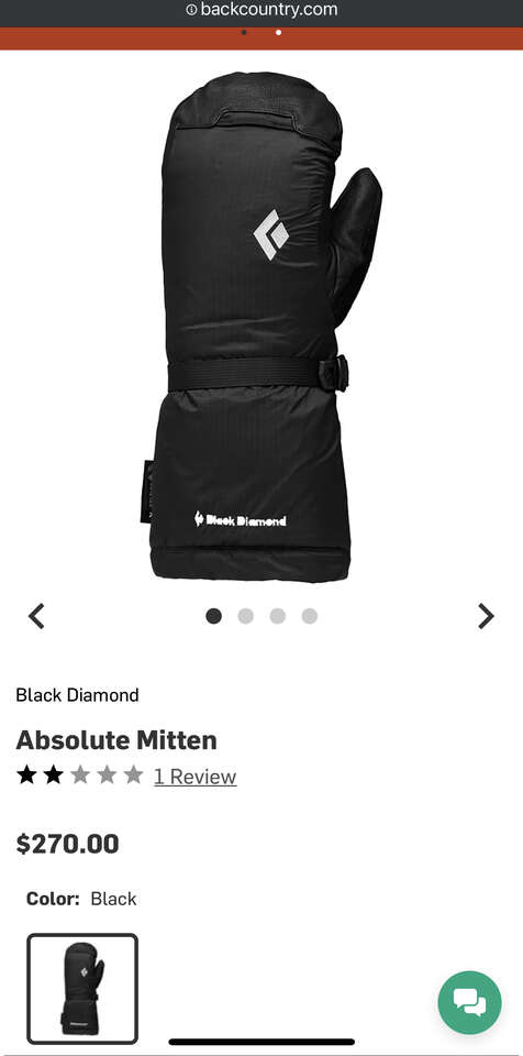 Black Diamond Absolute Mitts - Large