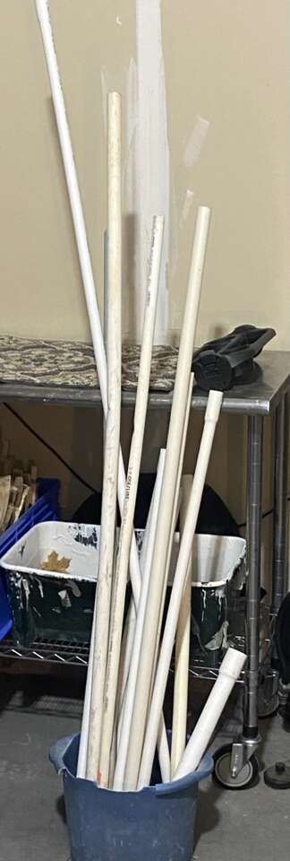 Scraps Of PVC Plumbing Pipes