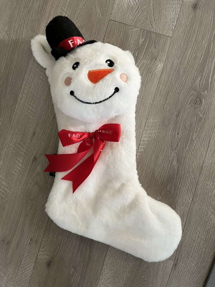 FAO Schwarz Snowman Stocking