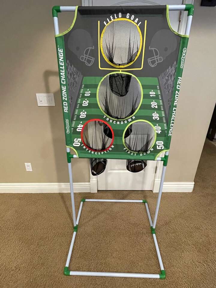 GoSports Football & Baseball Toss Games Available in Football Red Zone Challenge or Baseball Pro Pitch Challenge