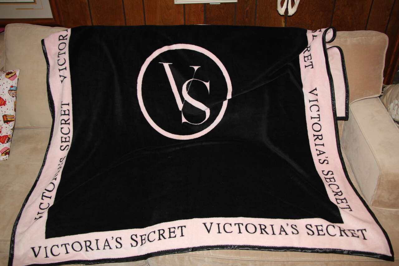 Victoria's Secret Plush Blanket - 48 inches x 48 inches