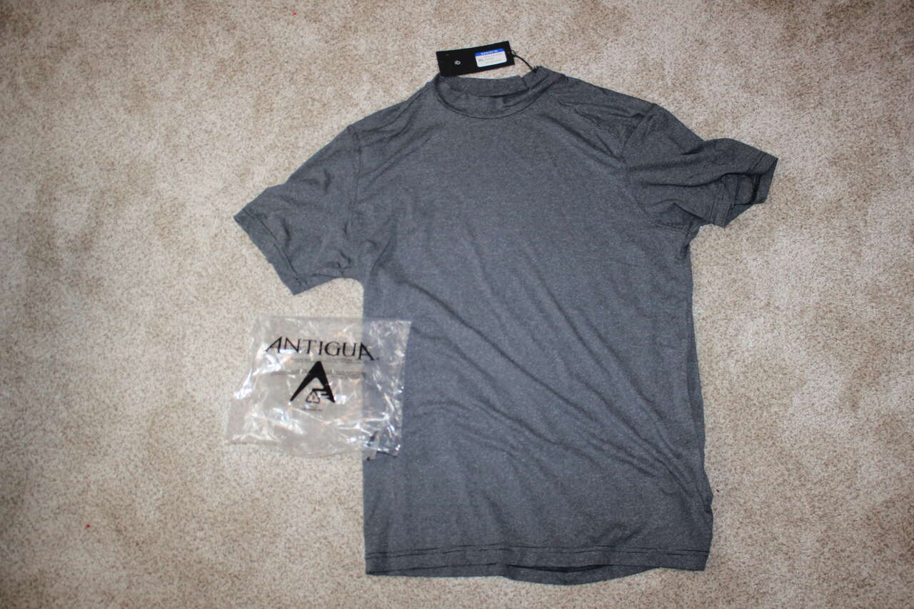 Antigua Men's Mock Turtleneck Golf Polo - Size XL